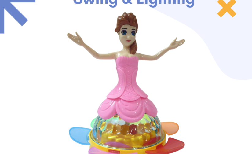 Musical Doll with Swing & Lighting – Interactive Toy with Music, Lights & Moving Swing