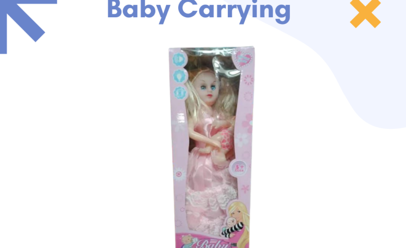 Musical Doll with Baby Carrying – Interactive Sound & Light Toy Doll for Kids