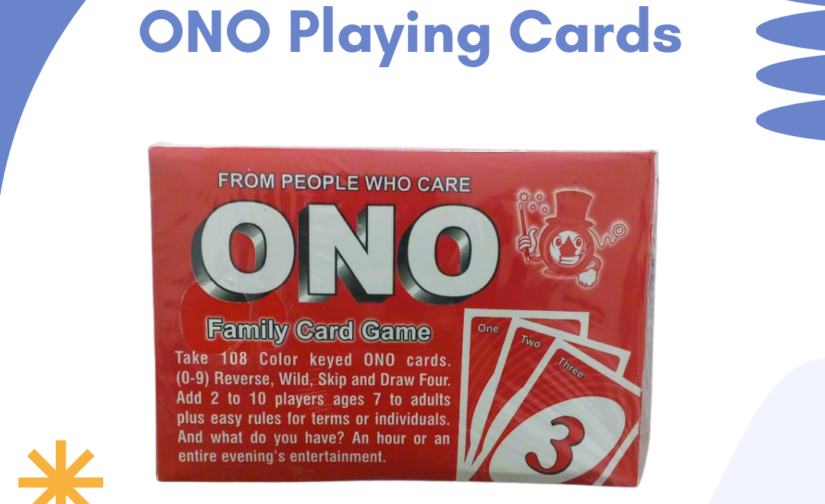 ONO Playing Cards – Classic Family Card Game for Kids & Adults | Fun Party & Travel Game