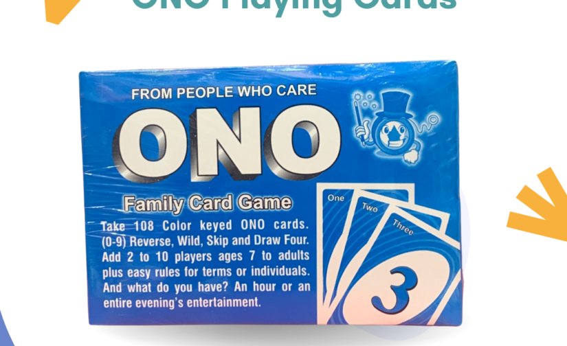 ONO Playing Cards – Classic Family & Party Card Game for Kids & Adults
