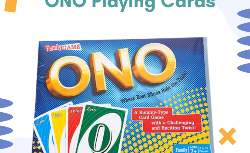 ONO Playing Cards – Classic Family & Party Card Game, Fun & Engaging Deck for Kids and Adults