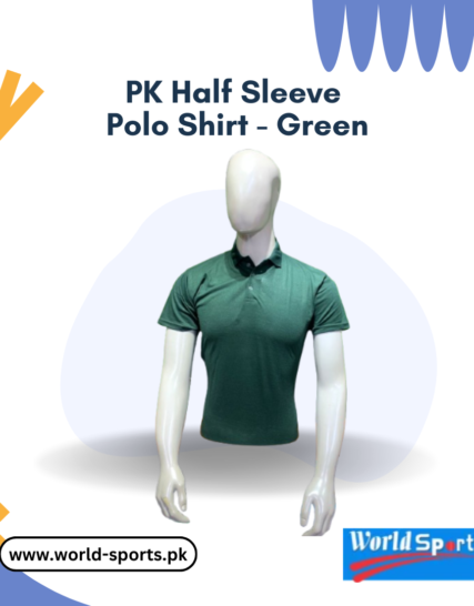 PK Half Sleeve Polo Shirt - Green | Premium Cotton, Classic Fit & Stylish Casual Wear