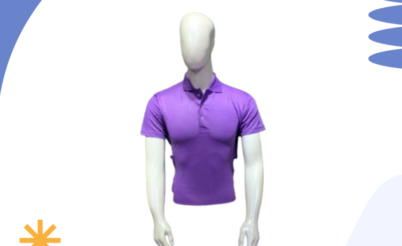 PK Half Sleeve Polo Shirt - Purple | Premium Cotton, Classic Fit & Stylish Casual Wear