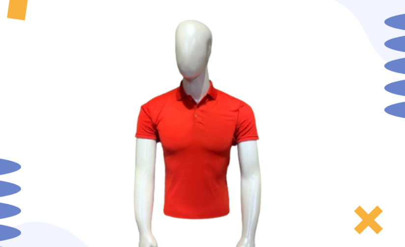 PK Half Sleeve Polo Shirt - Red | Premium Cotton, Classic Fit & Stylish Casual Wear