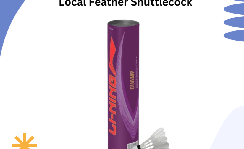 Pack of 12 LI-NING Local Feather Shuttlecock – Durable & High-Performance Badminton Shuttlecock