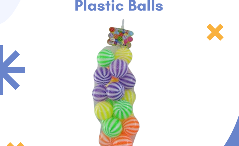 Pack of 25 Mixed Color Plastic Balls – Durable Play Balls for Ball Pits, Pools & Kids' Playtime