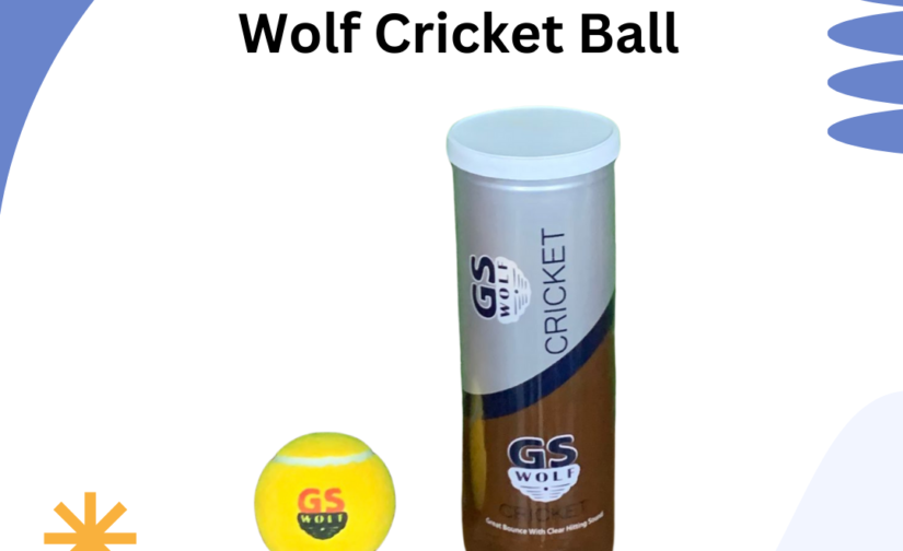 Pack of 3 GS Wolf Cricket Balls – Premium Leather Cricket Balls for Professional & Club Matches