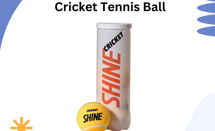 Pack of 3 Shine Cricket Tennis Balls | Durable & High-Bounce | Ideal for Practice & Matches