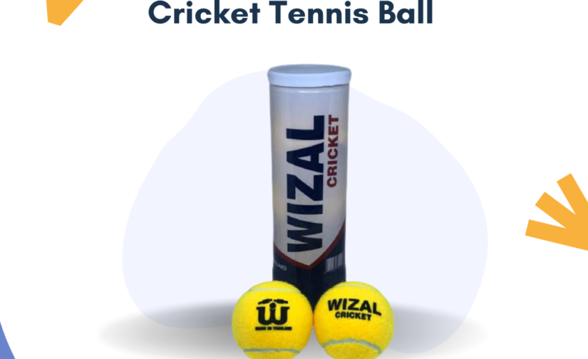 Pack of 3 Wizal Cricket Tennis Balls | High Bounce & Durable | Ideal for Practice & Matches