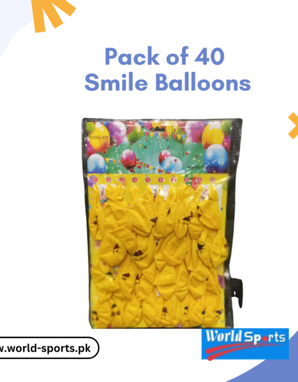 Pack of 40 Smile Balloons – Bright & Fun Party Balloons for Birthdays, Celebrations & Events