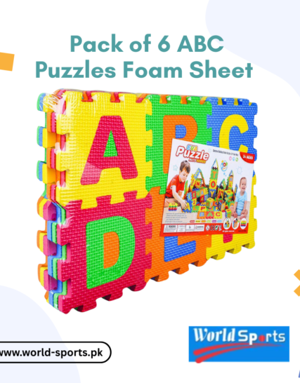 Pack of 6 ABC Puzzle Foam Sheet – Educational Alphabet Learning Toy for Kids
