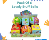 Pack of 6 Lovely Stuffed Balls – Soft Plush Balls for Kids, Toddlers & Sensory Play