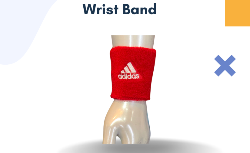 Pair of Adidas Wristbands – Sweat-Absorbing, Comfortable & Durable Sports Wristbands