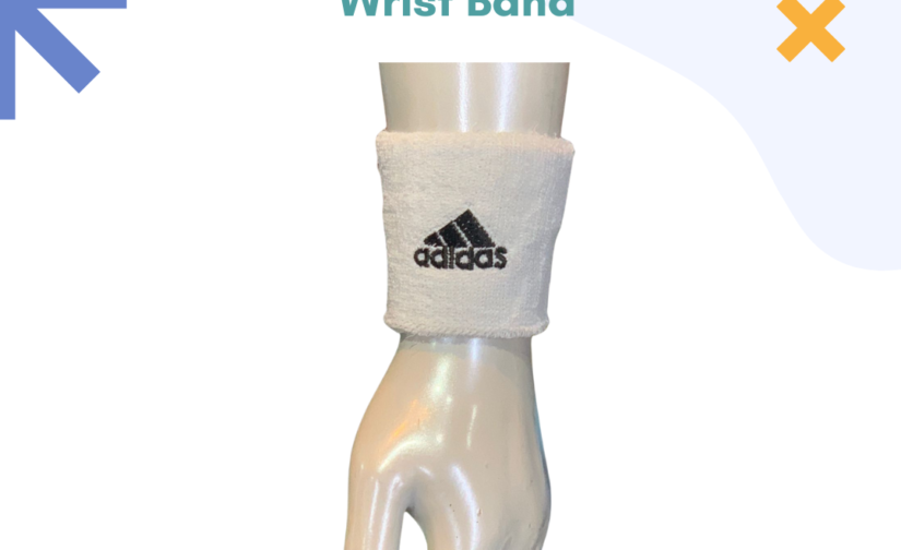 Pair of Adidas Wristbands – Sweat-Absorbing, Breathable & Durable Sports Wristbands