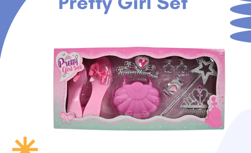 Pretty Girl Set – Fashionable Beauty Playset with Accessories for Creative Dress-Up Fun