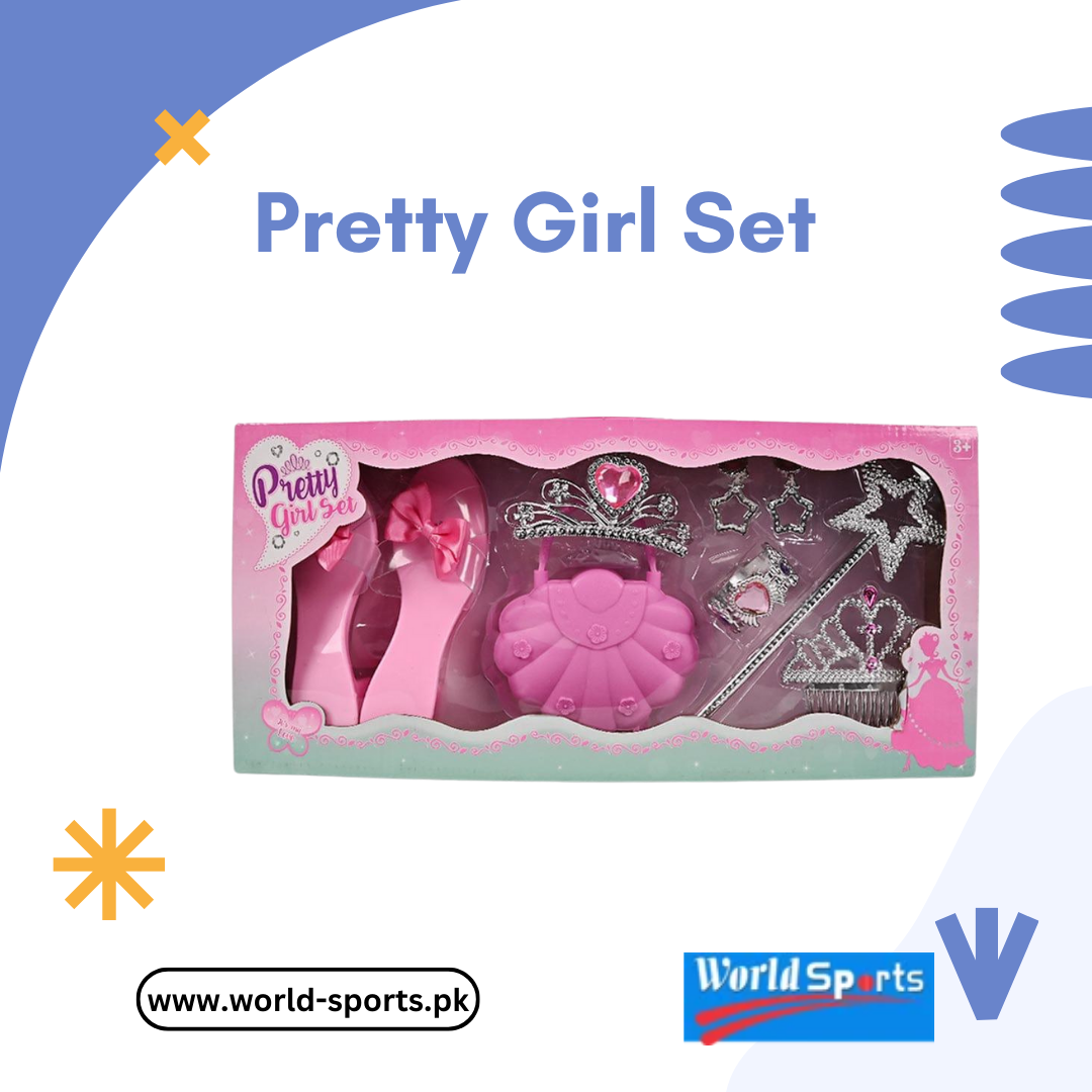 Pretty Girl Set – Fashionable Beauty Playset with Accessories for Creative Dress-Up Fun