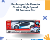 Rechargeable Remote Control High-Speed 3D Famous Car – Fast RC Car with LED Lights, 360° Control & Durable Design