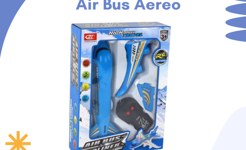Remote Control Air Bus Aereo – High-Speed RC Airplane with LED Lights & 2.4GHz Control