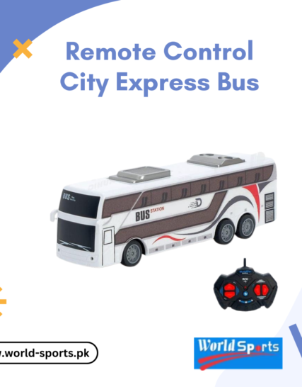 Remote Control City Express Bus – High-Speed RC Bus with Lights & Sounds for Kids