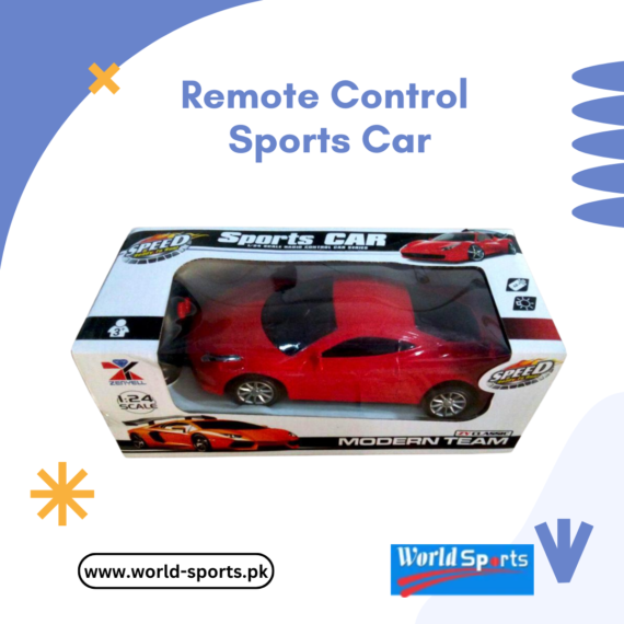 Remote Control Sports Car – Sleek, High-Speed Racing Car with Lights, Sounds & Durable Design for Kids