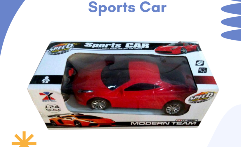 Remote Control Sports Car – Sleek, High-Speed Racing Car with Lights, Sounds & Durable Design for Kids