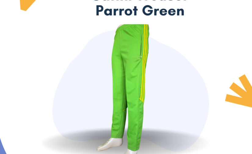 Safini Trouser - Parrot Green | Stylish & Comfortable | Casual & Activewear