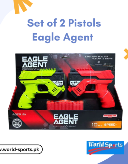 Set of 2 Pistols – Eagle Agent Toy Guns for Kids | Safe & Fun Action Play
