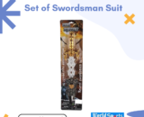Set of Swordsman Suit – Ultimate Warrior Costume with Toy Sword & Accessories for Kids