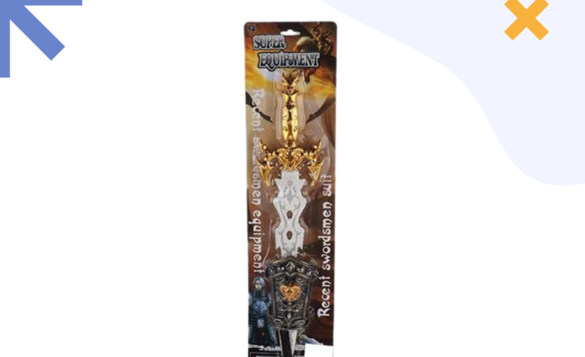 Set of Swordsman Suit – Ultimate Warrior Costume with Toy Sword & Accessories for Kids