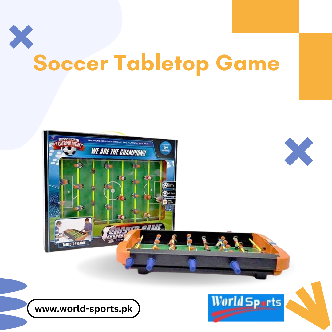 Soccer Tabletop Game – Mini Foosball Table for Kids & Adults, Portable Football Game for Indoor Fun