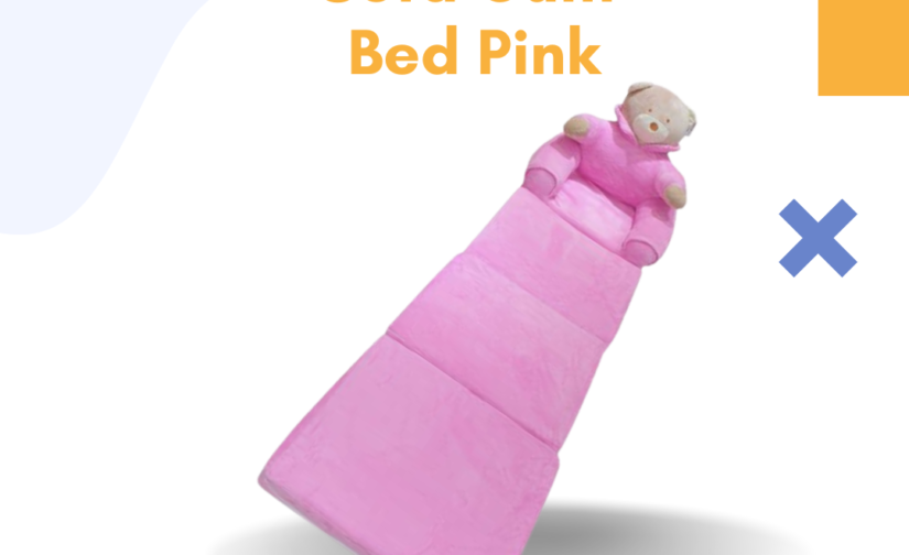 Sofa Cum Bed Pink – Convertible 2-in-1 Foldable Sofa Bed with Soft Cushioning & Elegant Design