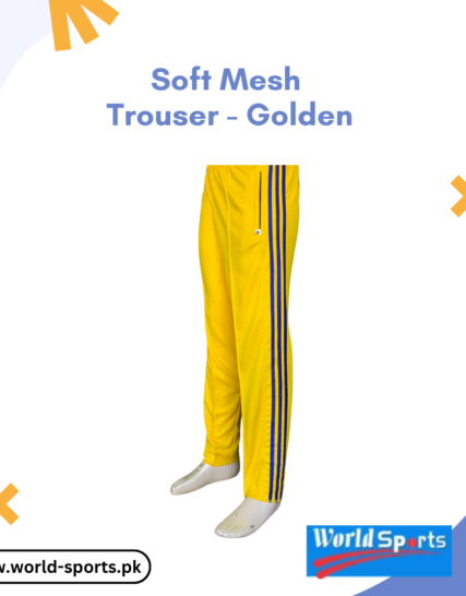 Soft Mesh Trouser - Golden | Lightweight & Breathable | Casual & Activewear