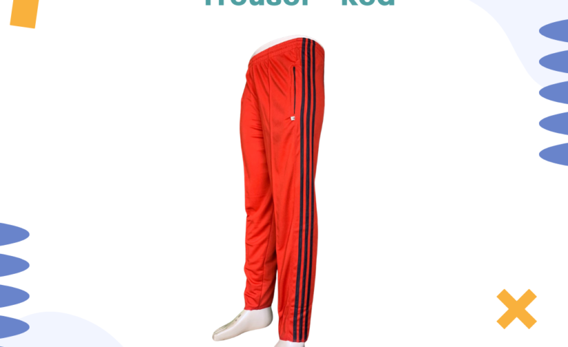 Soft Mesh Trouser - Red | Lightweight & Breathable | Casual & Sportswear