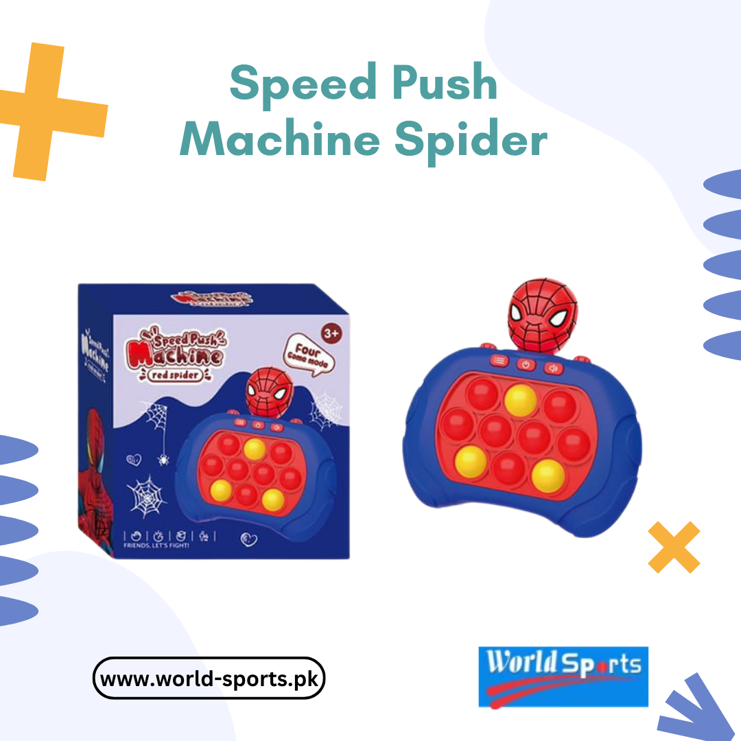 Speed Push Machine Spider – High-Speed Remote Control Toy with Spinning Action, LED Lights & Durable Design