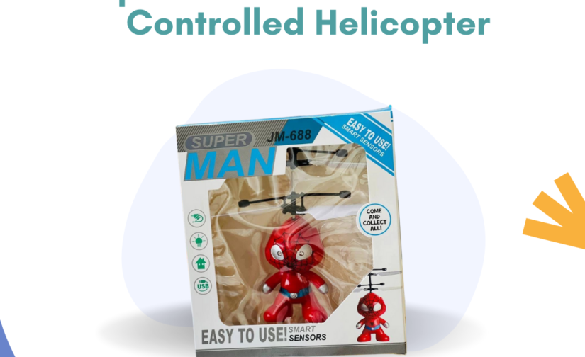 Spider-Man Smart Sensor Controlled Helicopter – Infrared Induction Flying Toy