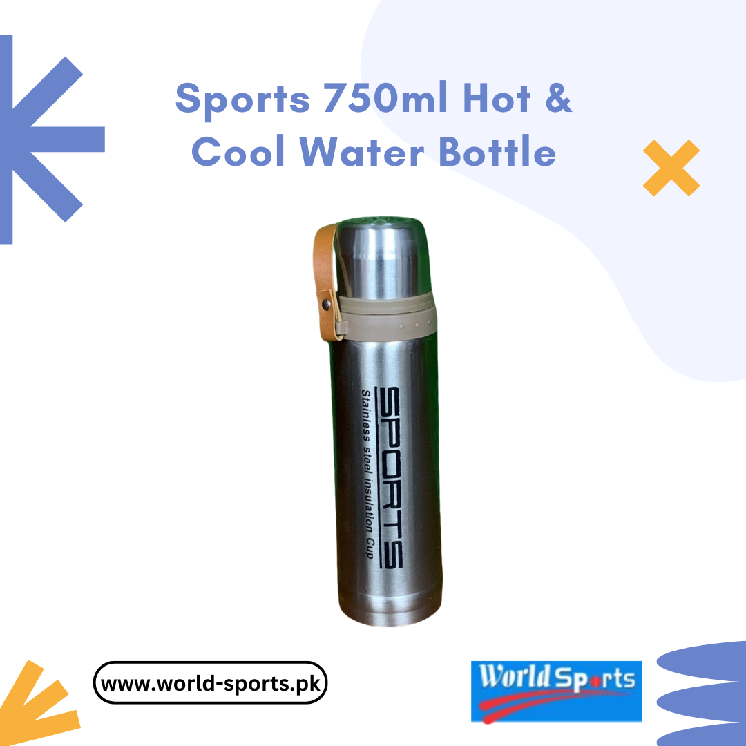 Sports 750ml Hot & Cool Water Bottle – Insulated Stainless Steel, BPA-Free, Leak-Proof Thermos for Gym, Travel & Outdoor Use