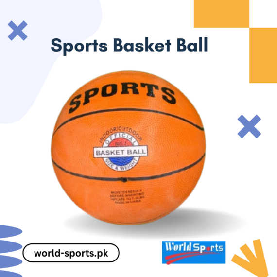 Sports Basketball – Premium Rubber Basketball for Indoor & Outdoor Use, Durable & High-Performance