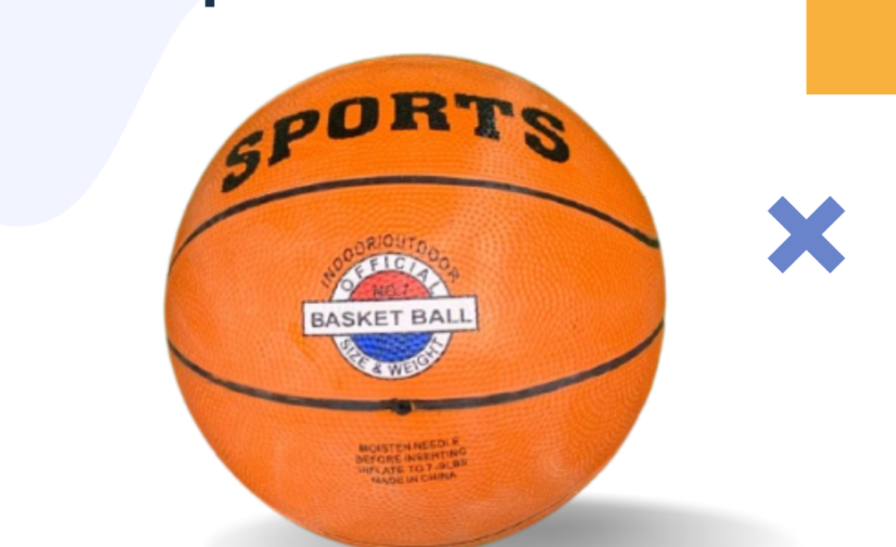 Sports Basketball – Premium Rubber Basketball for Indoor & Outdoor Use, Durable & High-Performance