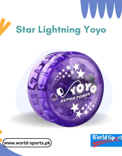 Star Lightning Yoyo – High-Speed Metal Yoyo with LED Light Effects for Tricks & Fun