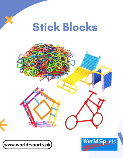Stick Blocks – Creative Wooden Building Sticks for Kids, Educational Construction Toy for Early Learning & STEM Development