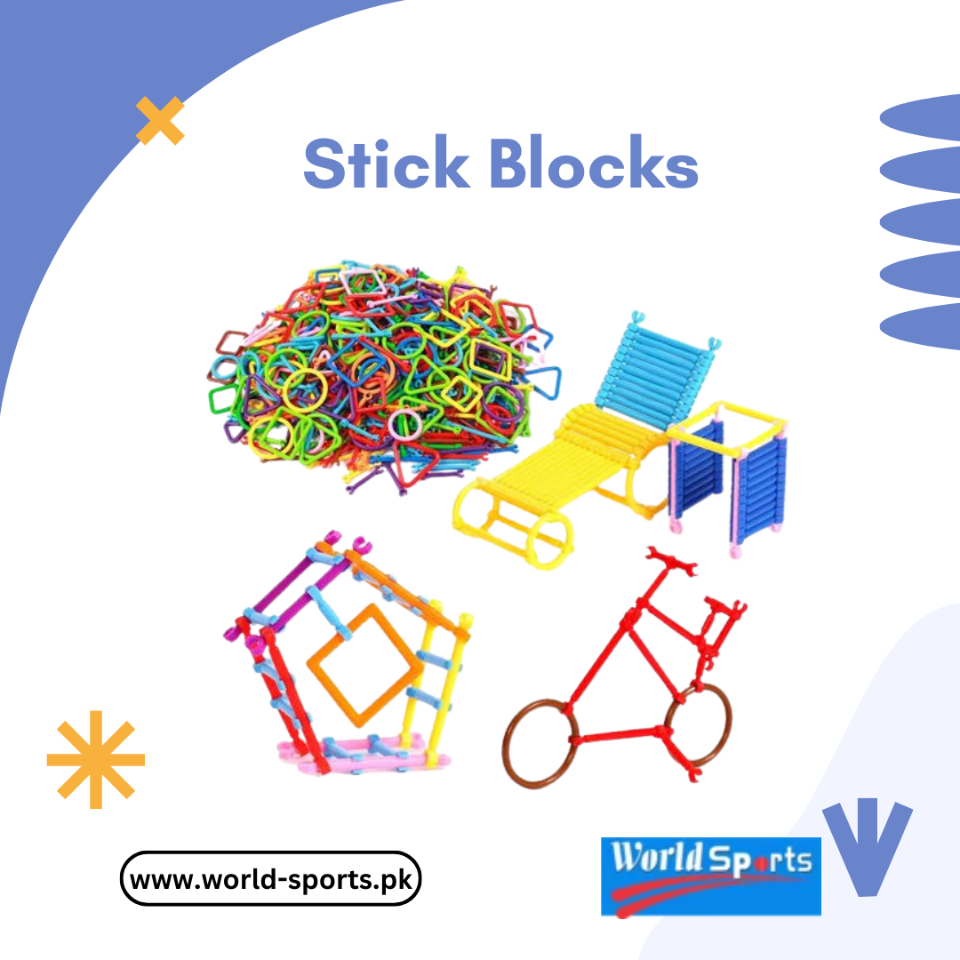 Stick Blocks – Creative Wooden Building Sticks for Kids, Educational Construction Toy for Early Learning & STEM Development
