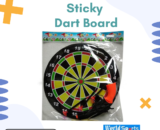 Sticky Dart Board – Safe & Fun Velcro Dart Game for Kids & Family