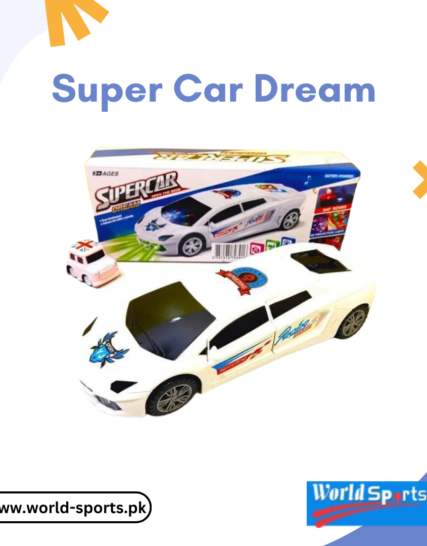 Super Car Dream – High-Speed Toy Car Set with Sleek Design, Lights & Pull-Back Action