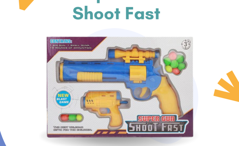 Super Gun Shoot Fast – High-Speed Toy Blaster with Rapid-Fire Action for Kids & Outdoor Fun