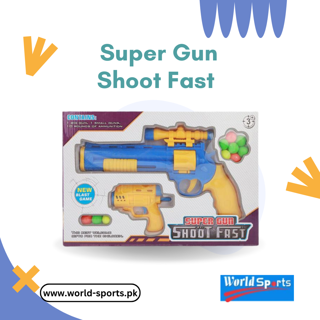 Super Gun Shoot Fast – High-Speed Toy Blaster with Rapid-Fire Action for Kids & Outdoor Fun