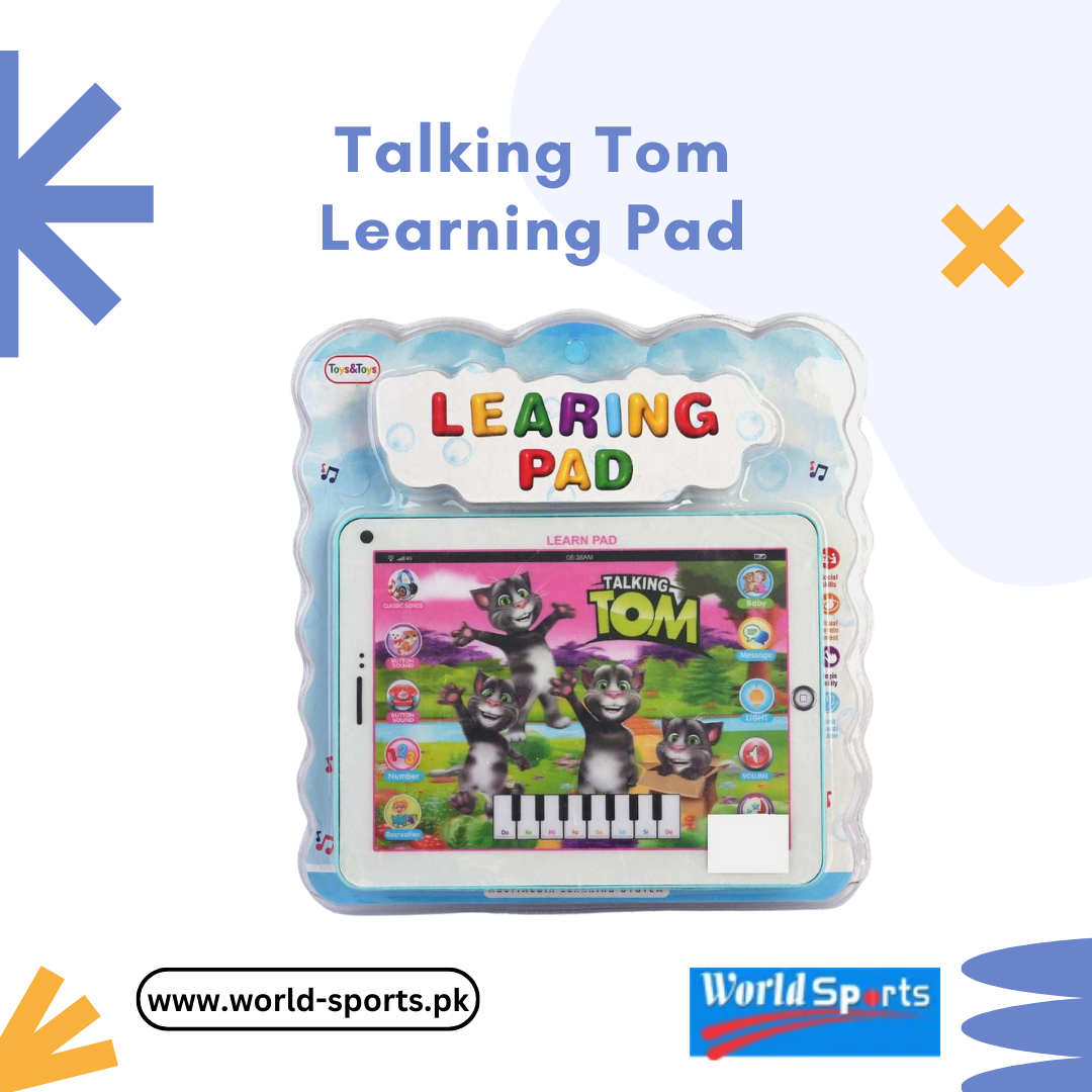 Talking Tom Learning Pad – Interactive Educational Tablet for Kids with Fun Games, Sounds & Learning Activities