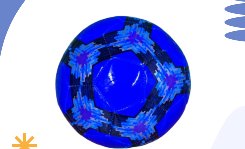 Thunder Bolt Football – Premium Size 5 Soccer Ball, Durable PU Leather, Machine-Stitched for Training & Matches