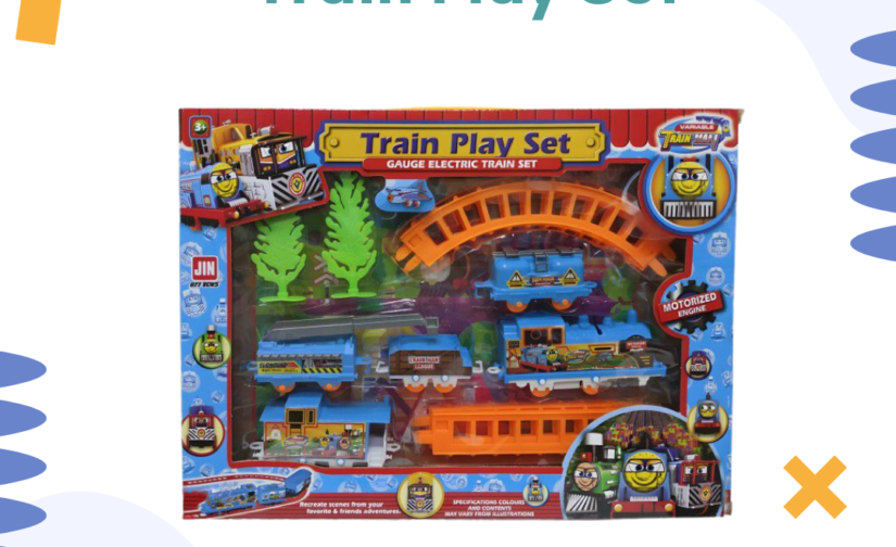 Train Play Set – Interactive Railway Toy with Tracks, Lights & Sounds for Kids