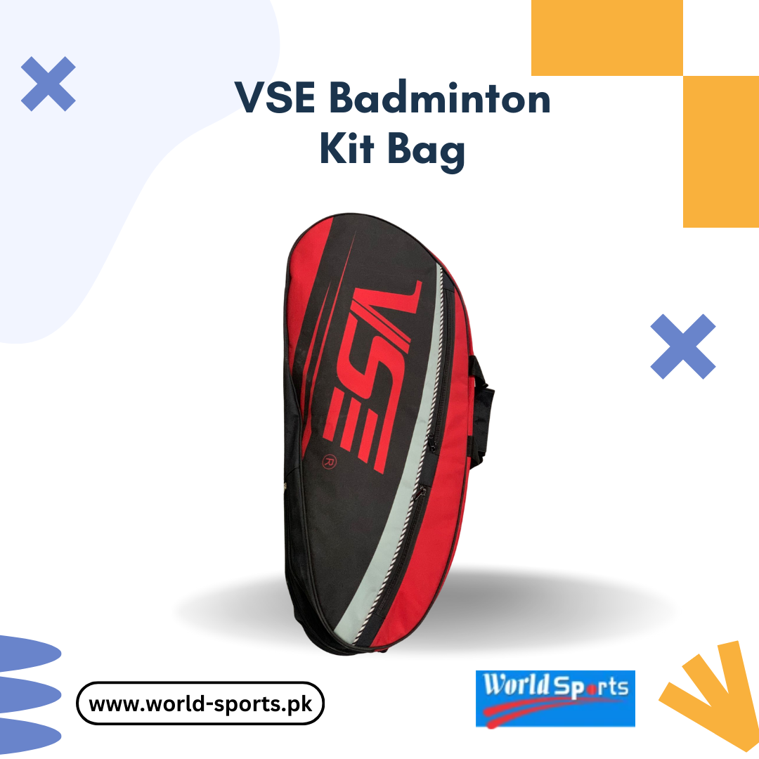 VSE Badminton Kit Bag – Spacious, Durable & Lightweight Racket Bag for Badminton Players