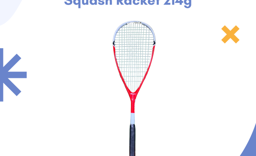 Wilson Power Squash Racket 214g – Ultra-Lightweight & High-Performance Racquet for Maximum Power & Control